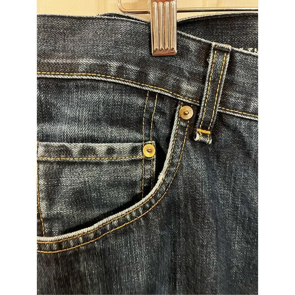 Rag & Bone RB 15X Slim Straight Tailored Workwear Button Fly Jeans sz 33